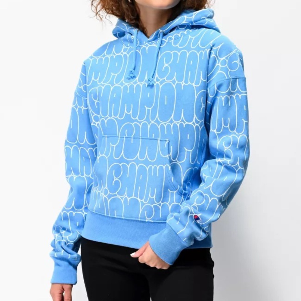 Champion Bubble Letter Hoodie